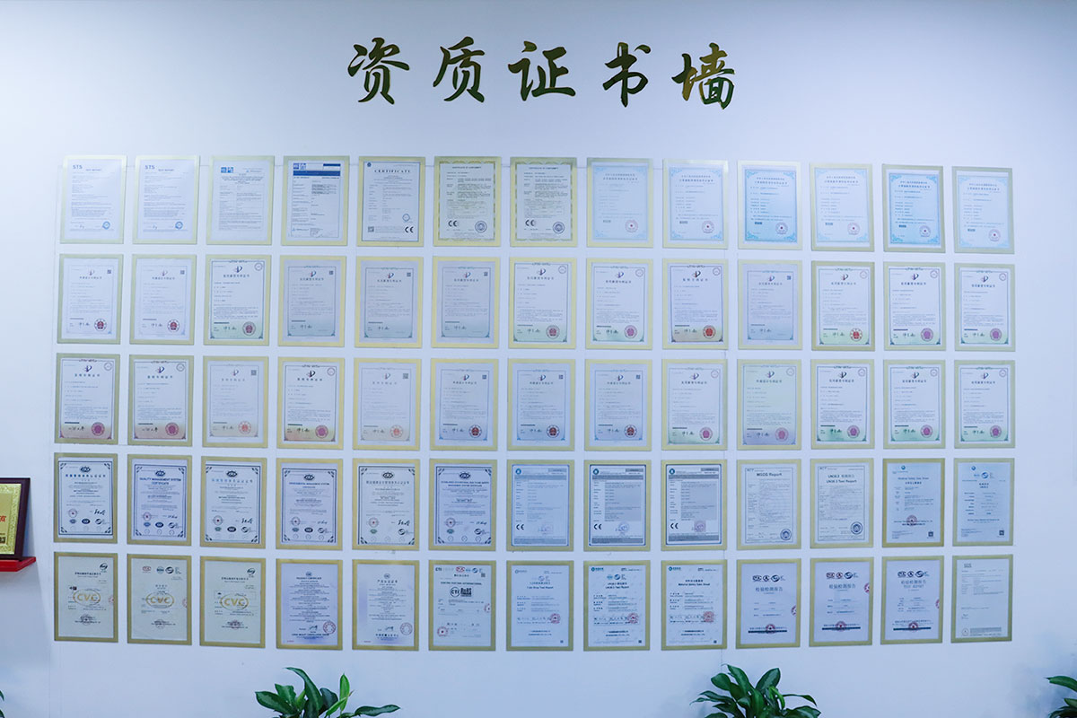 Battery Solution Provider Certificate Wall