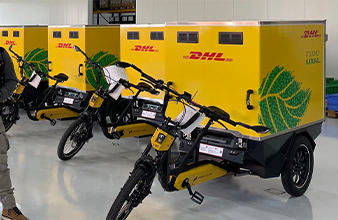 battery for delivery vehicle